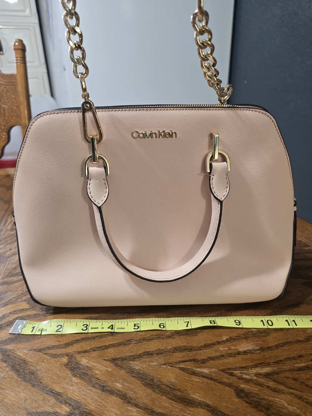 Calvin Klein Blush Dome Satchel - Blush Pink